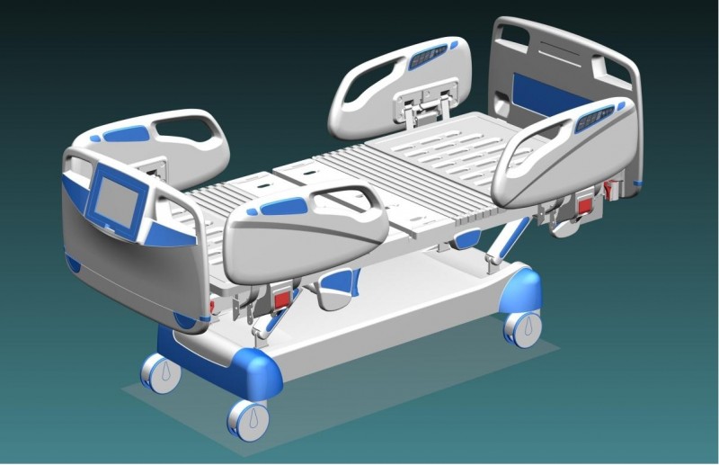 V3電動稱重護(hù)理床（溶栓床)